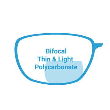 Bifocal Thin & Light Polycarbonate Lenses