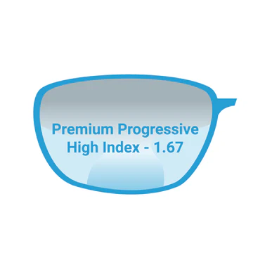 Premium Progressive High Index 1.67 Lenses
