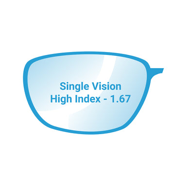 Single Vision High Index Lenses - 1.67
