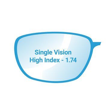 Single Vision High Index 1.74 Lenses