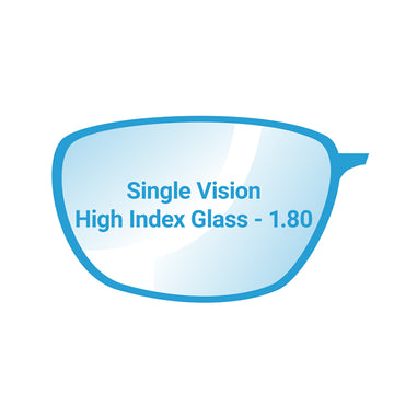 Single Vision High Index Glass 1.80 Lenses