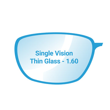 Single Vision Thin Glass Lenses 1.60