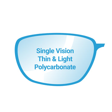 Single Vision Thin & Light Polycarbonate Lenses