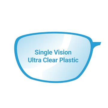 Single Vision Ultra Clear Plastic Lenses