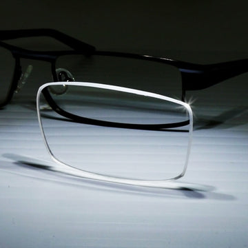 Progressive glass eyeglasses, glass lens, glass lenses