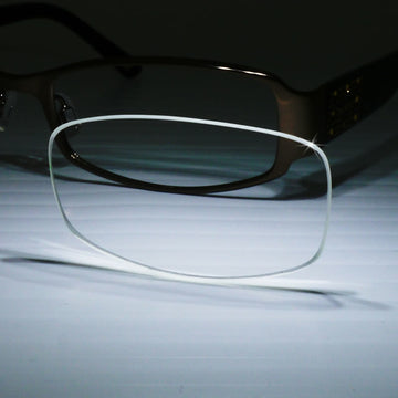 Progressive glass eyeglasses, glass lens, glass lenses